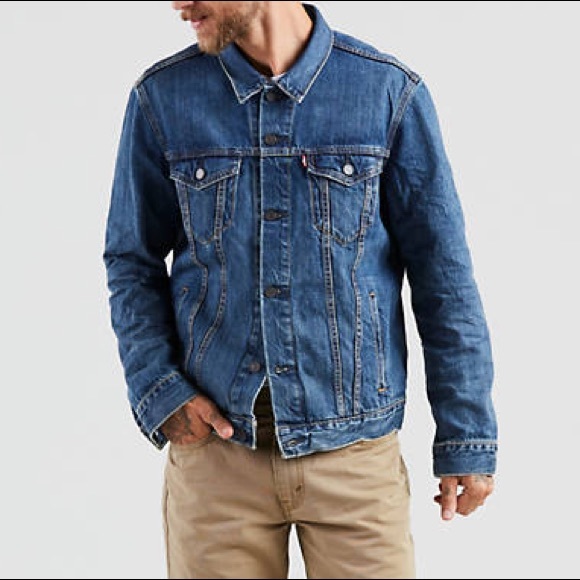 Levi's Other - Levi’s Trucker Denim Button Up Jacket sz XXL